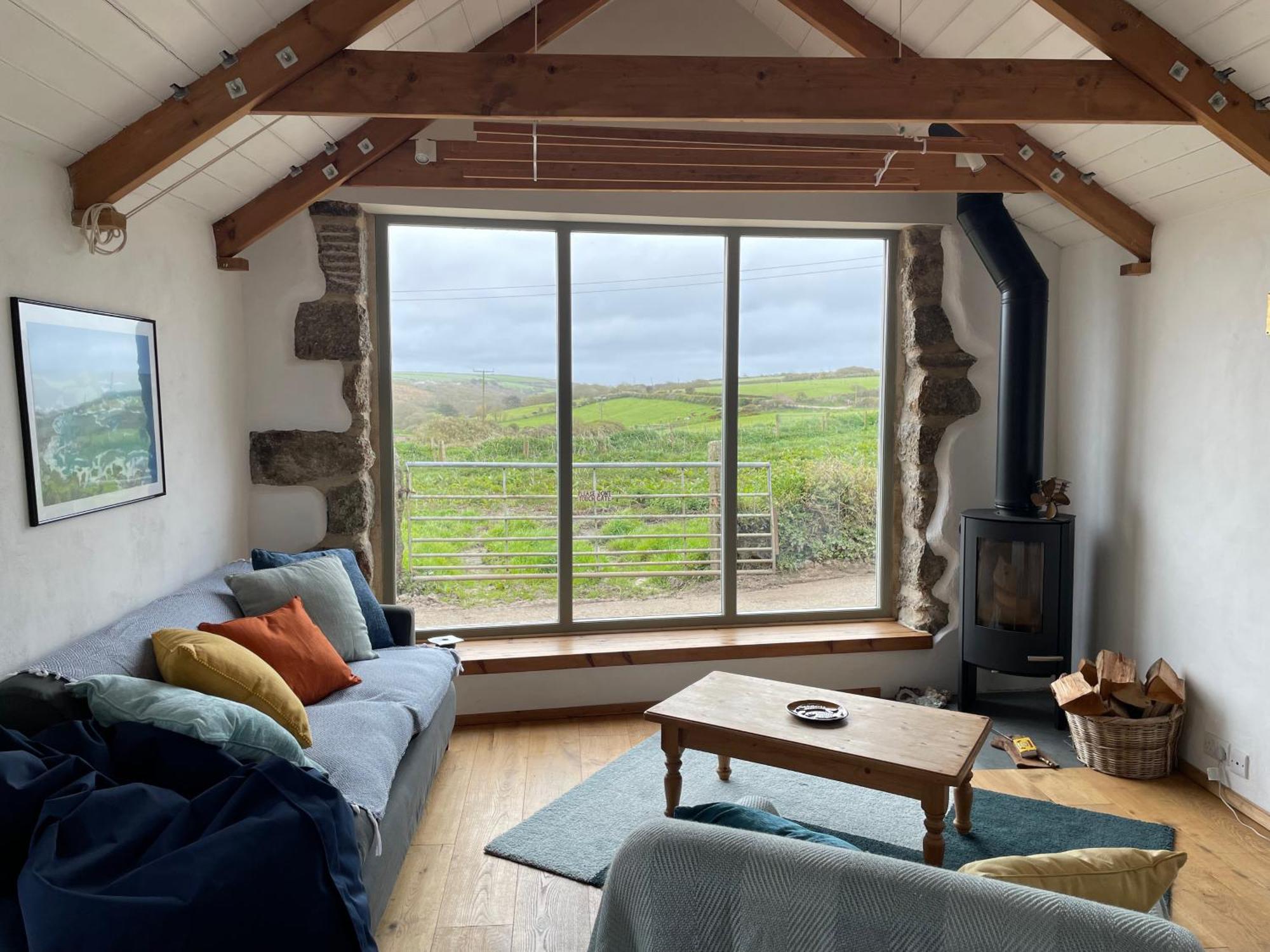 Ferienwohnung Trengothal Barn Porthcurno Exterior foto